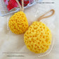 Cheese Glow Scrubber-Shower Sponge Ball